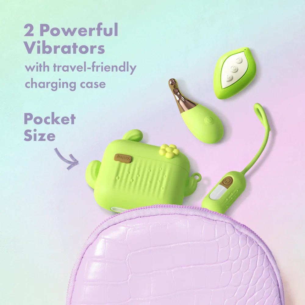 Blush Blooming Bliss Clit & G-Spot Egg Vibrator Set Remote Controlled-2