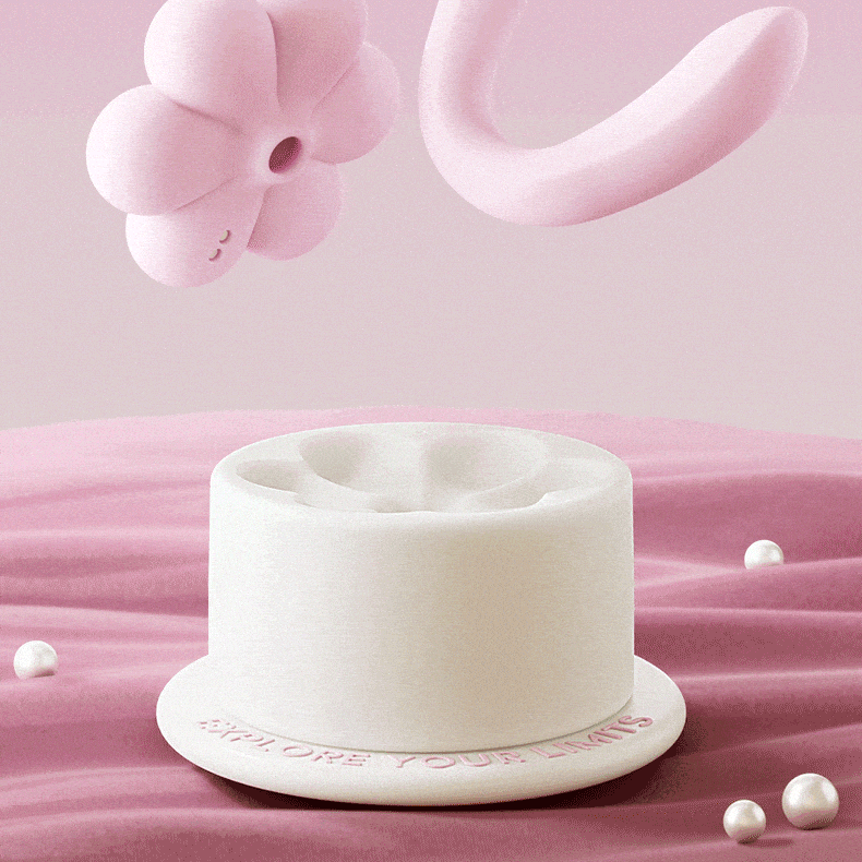 Cake Night Light Wearable Clit Suction & G-Spot Vibrator Set App Controlled-3
