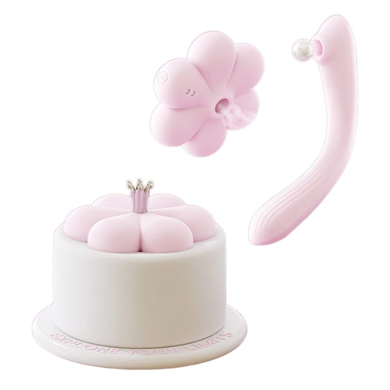 Cake Night Light Wearable Clit Suction & G-Spot Vibrator Set App Controlled-0