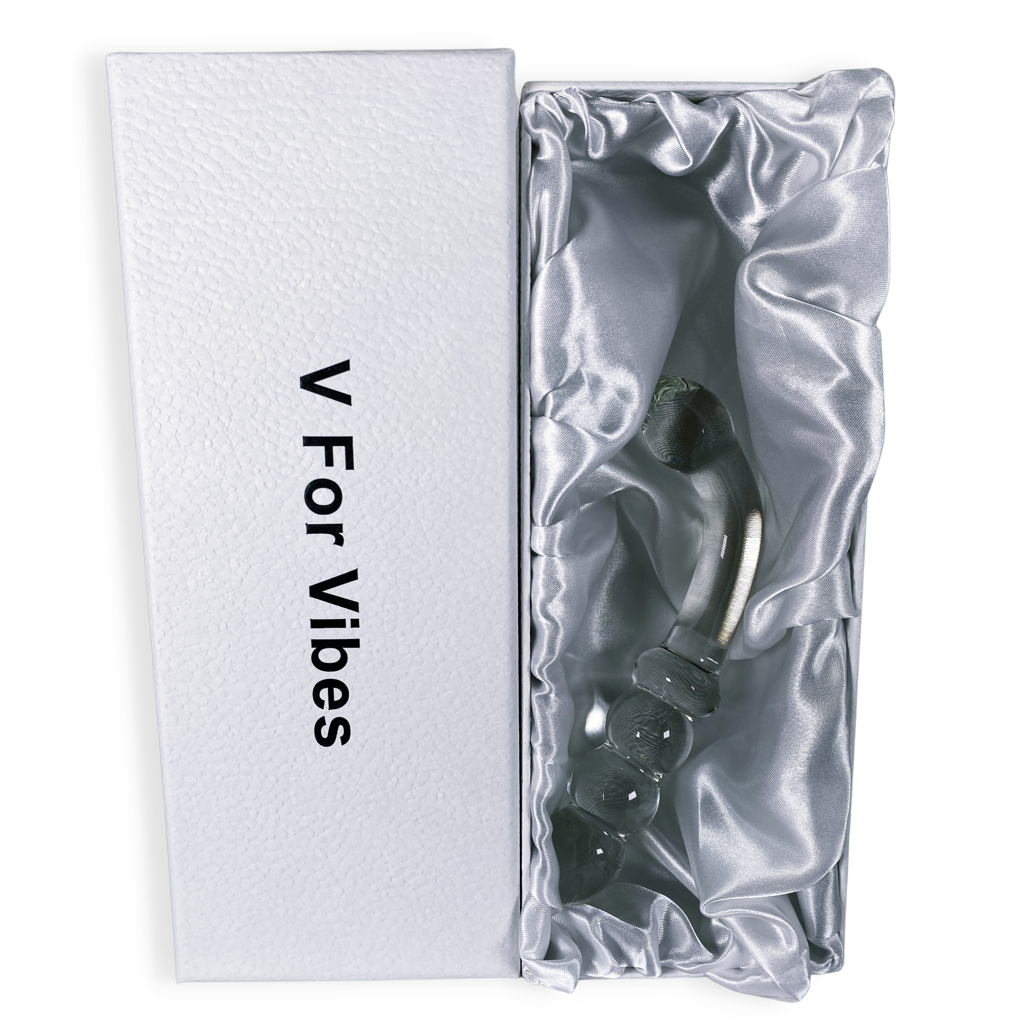 Ceres Curved Glass Anal Dildo - Glass Sex Toy - The Best Glass Dildo