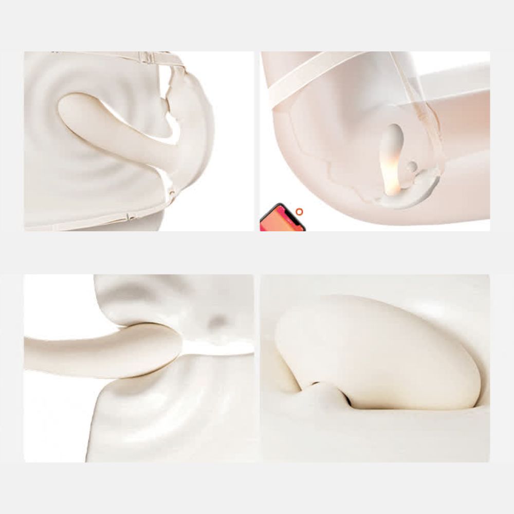 Clit Suction & G-Spot Thrusting Dual Wearable Vibrator App Controlled-2