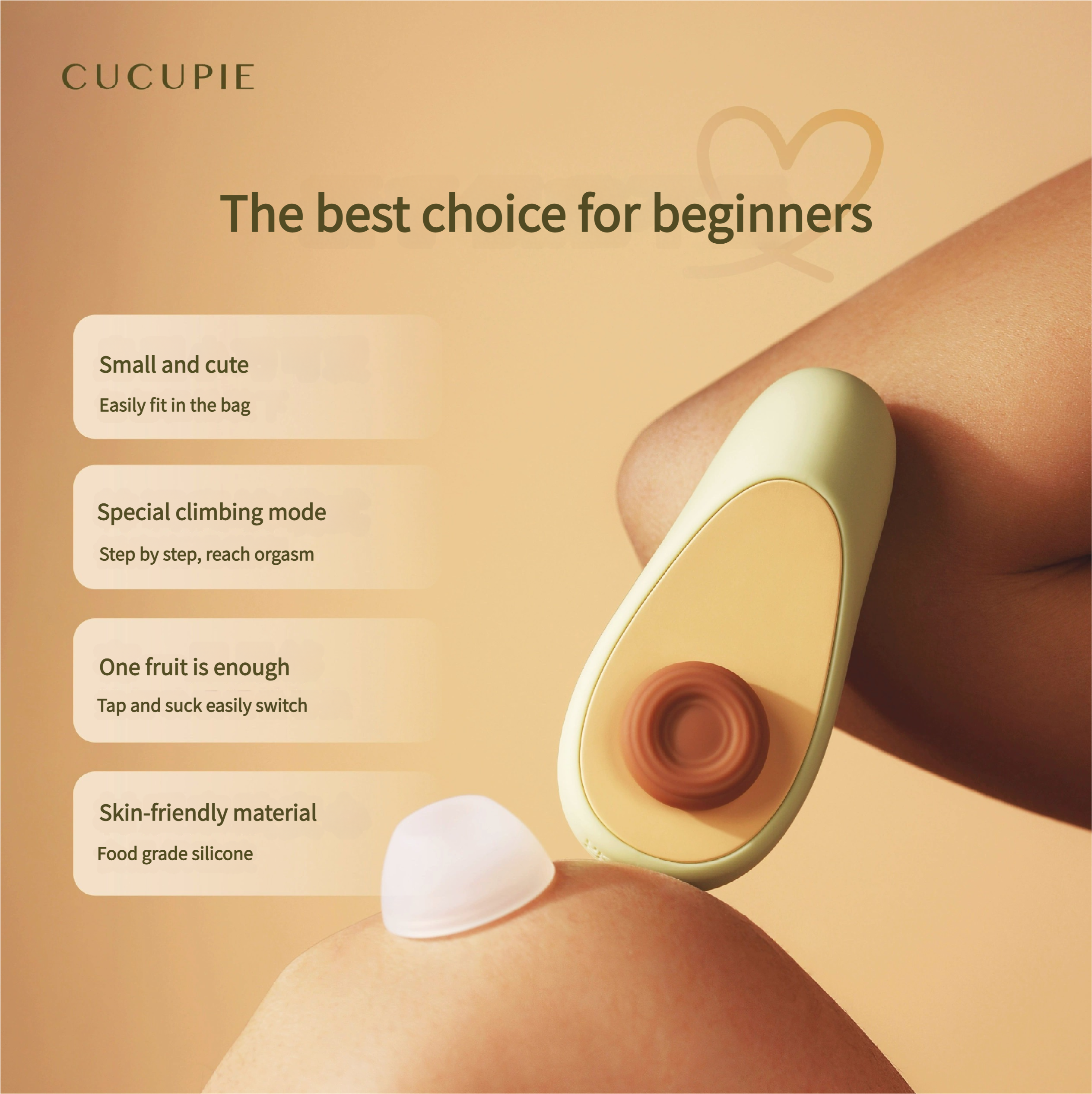 CUCUPIE Avocado Gen 2 Clit Sucking Vibrator-2