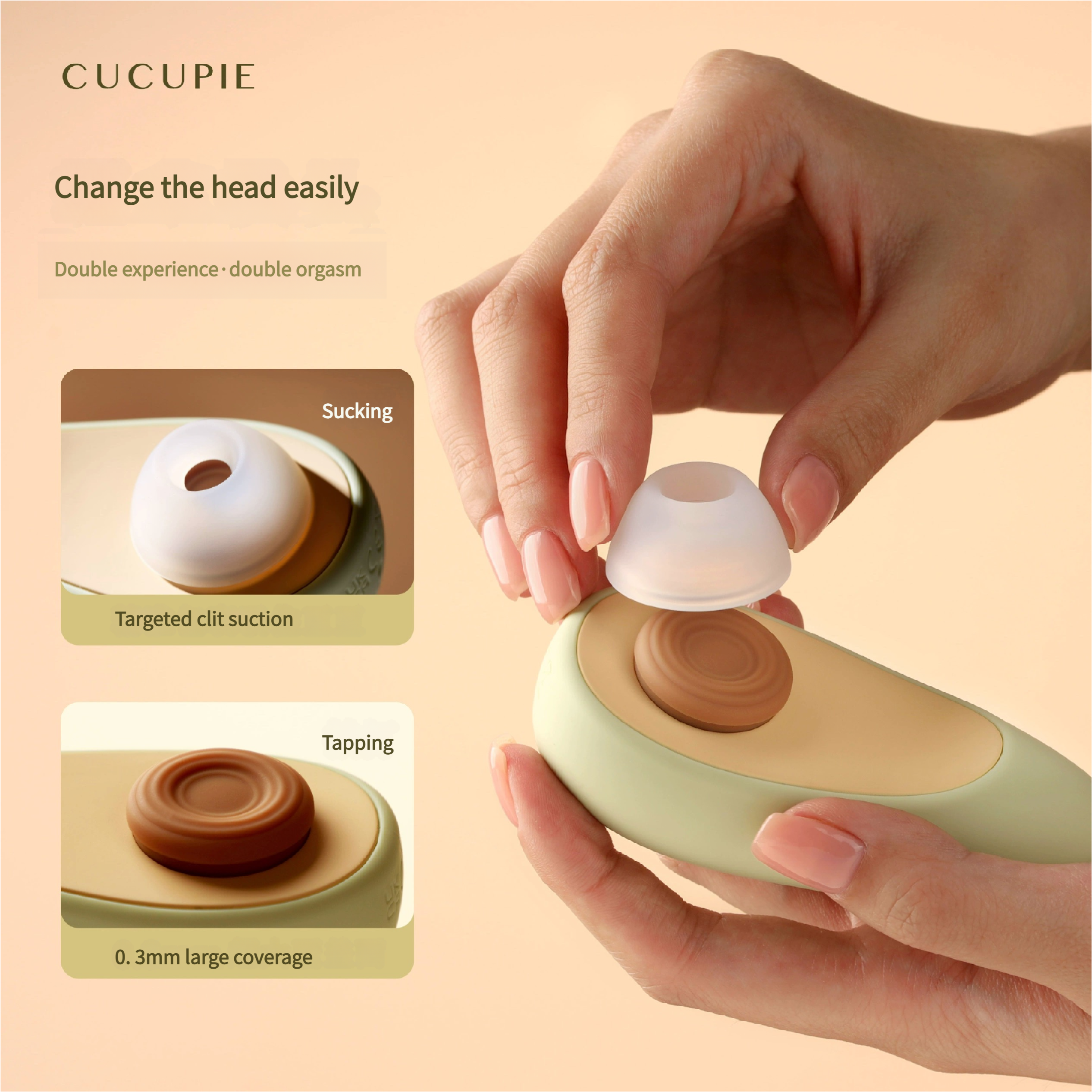 CUCUPIE Avocado Gen 2 Clit Sucking Vibrator-1