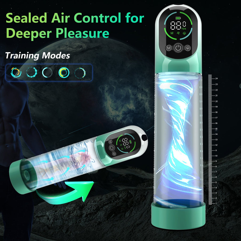 Electric Suction Penis Pump Vacuum Extender-4