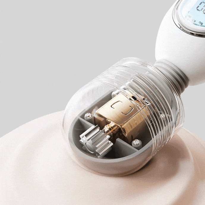 GALAKU Eva Flexible Heating AV Wand Vibrator with LED Screen-4