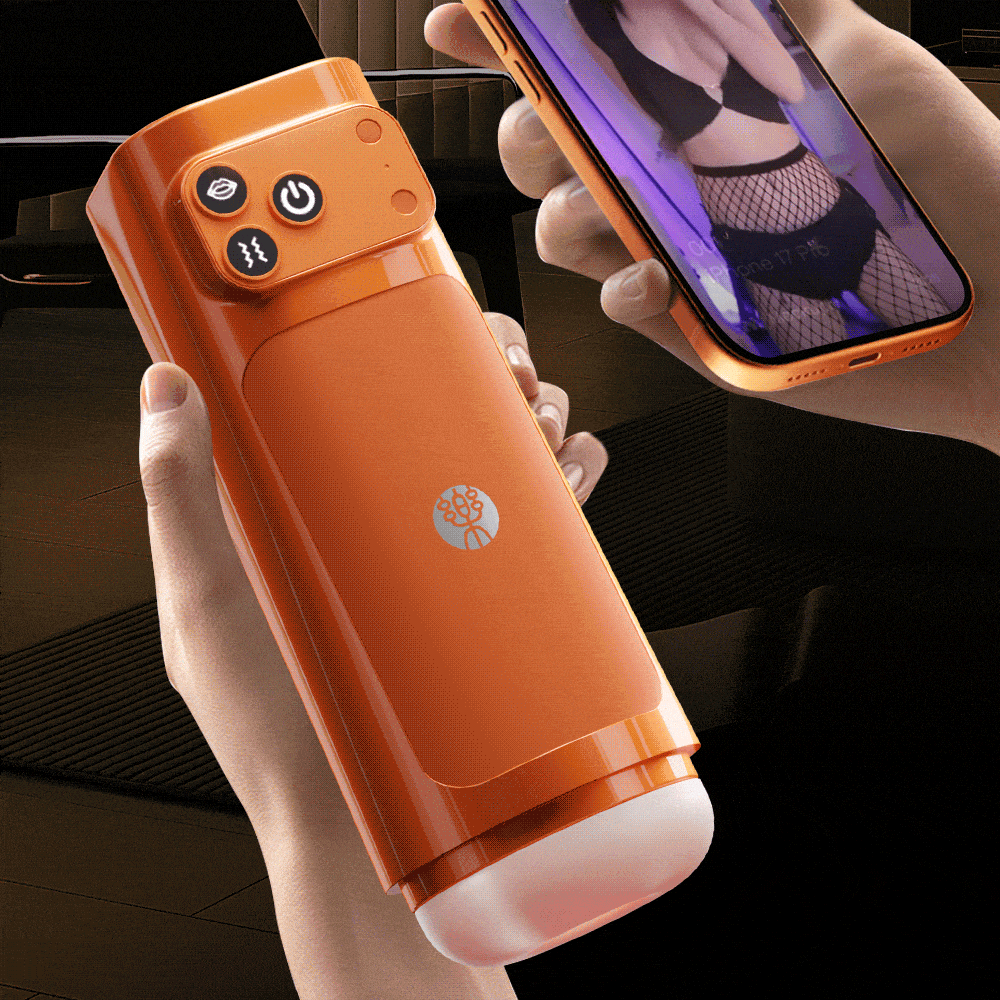 GALAKU Phone Sucking & Vibrating Male Masturbator App-Controlled-4
