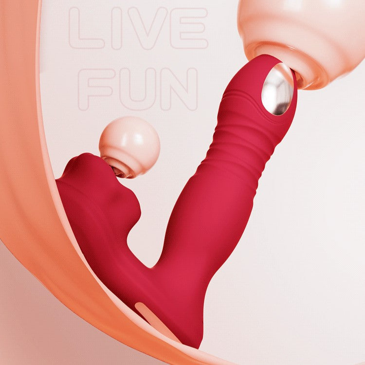 GALAKU Kiss Wearable Clit Sucking & G-Spot Electric Shock Vibrator App-Controlled-1