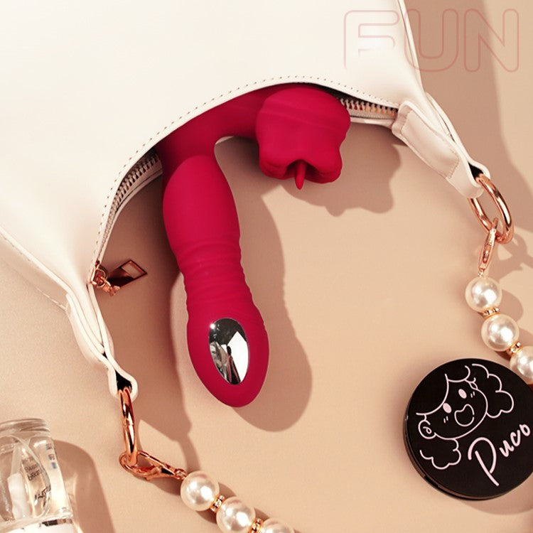 GALAKU Kiss Wearable Clit Sucking & G-Spot Electric Shock Vibrator App-Controlled-4