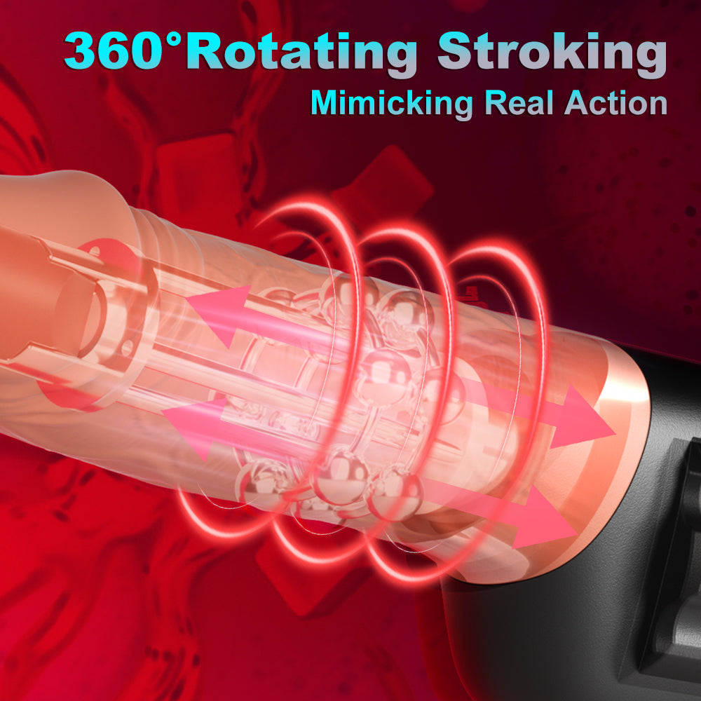Gun Rotating & Thrusting Realistic Dildo-3