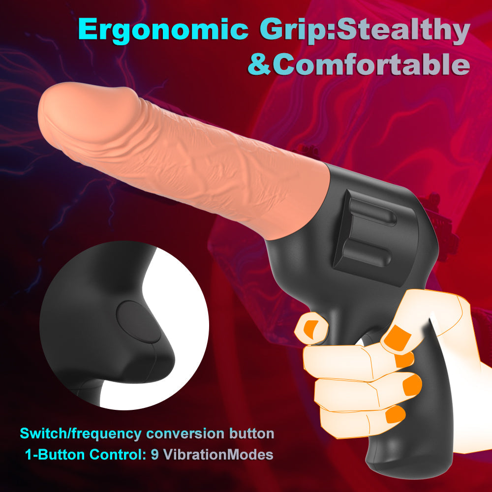Gun Rotating & Thrusting Realistic Dildo-4