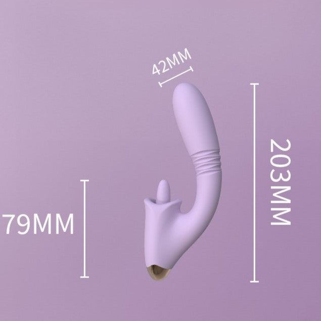 Handmaiden No.L Licking & Thrusting Rabbit Vibrator App Controlled-4