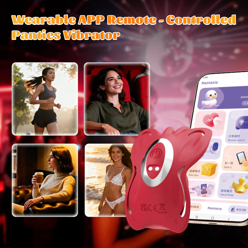 Hgod Butterfly Wearable Clit & G-Spot Vibrator App Controlled-4