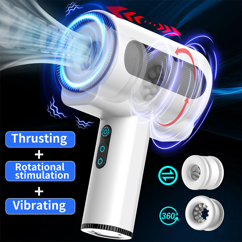 Hgod Thor 2 Thrusting & Rotating Male Masturbator-1
