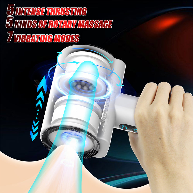 Hgod Thor 2 Thrusting & Rotating Male Masturbator-4