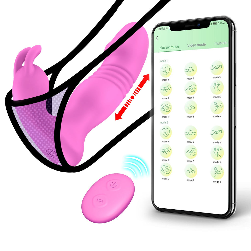 Hgod Wearable G-Spot Thrusting Vibrator App & Remote Controlled