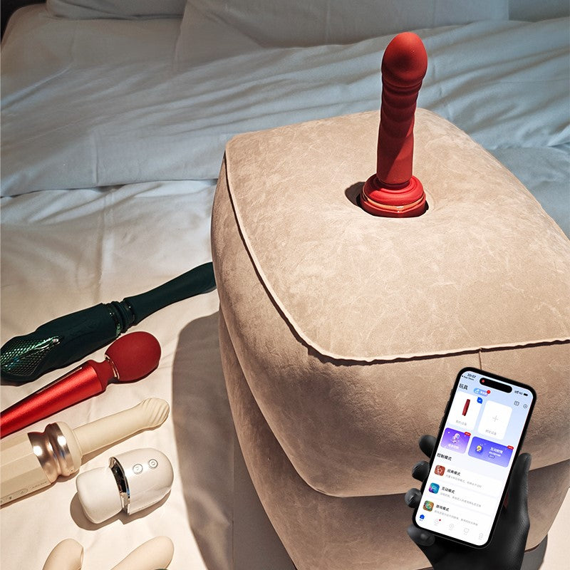 ZQ Inflatable Sex Pillow Chair for Vibrators & Sex Machines-1