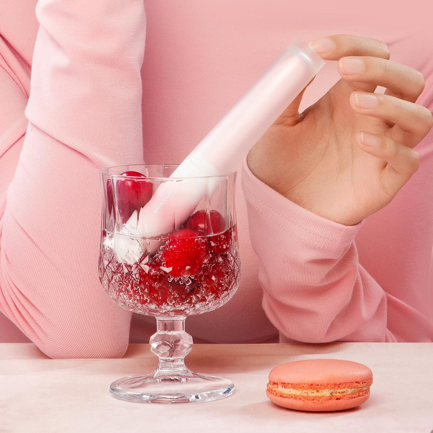 KISSTOY Pop Cherry Lipstick Clit & G-Spot Vibrator-2