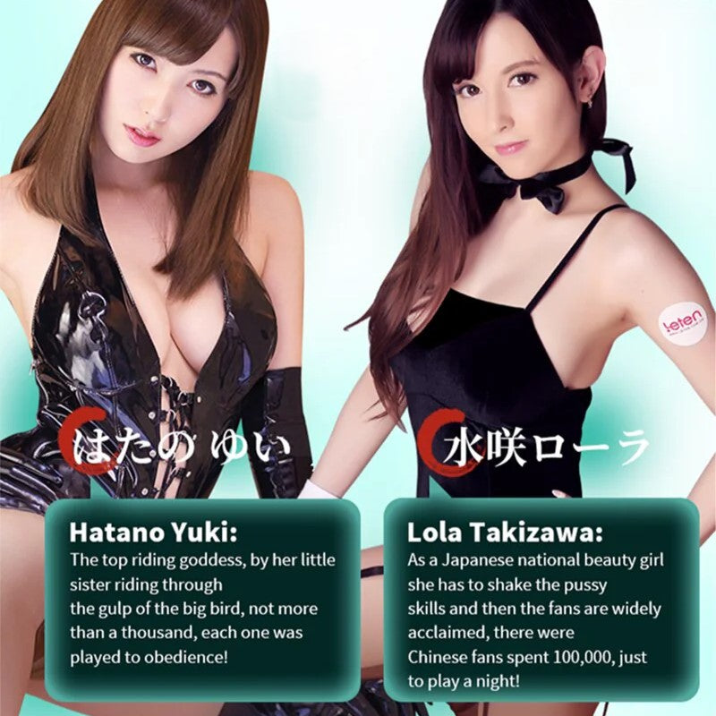 Leten Birds Realistic Vibrating Male Masturbator App Controlled - Takizawa Rola