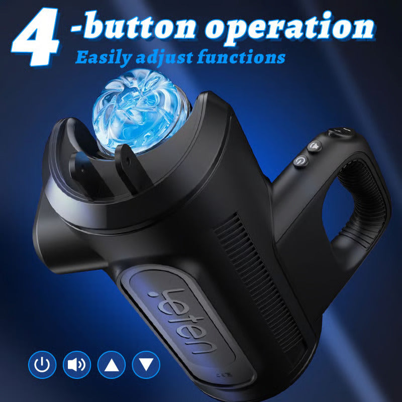 Leten Cannon King Pro Thrusting Male Masturbator-3