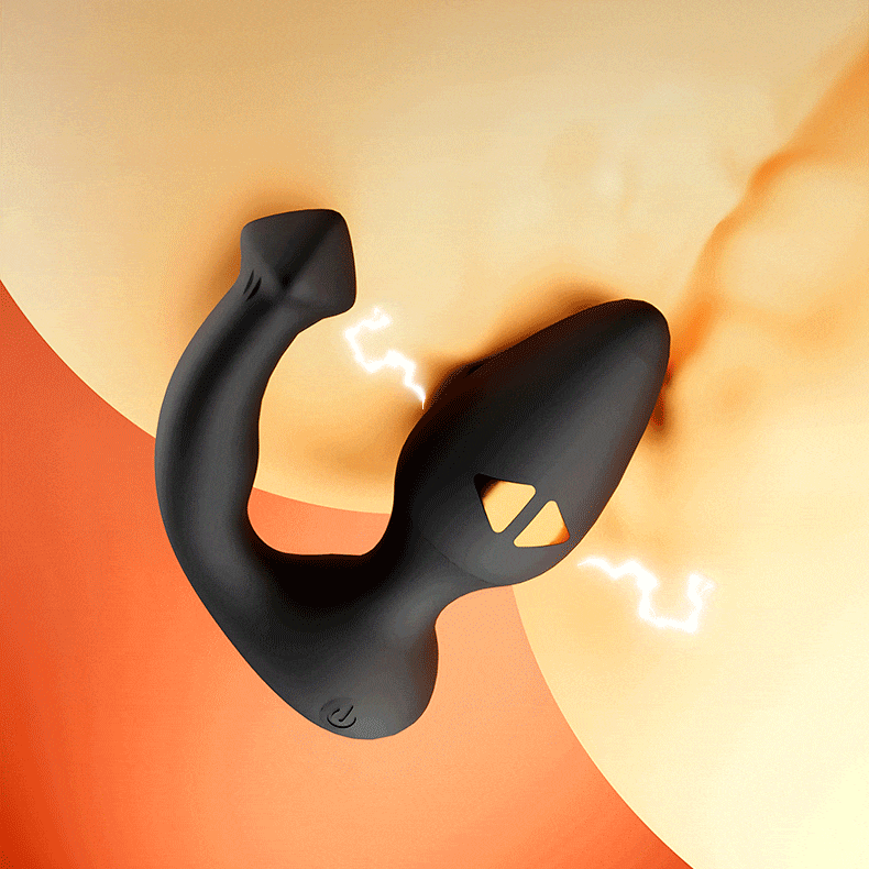 LOCKINK E-Stim Anal Plug with Fox Tail Remote Controlled-2