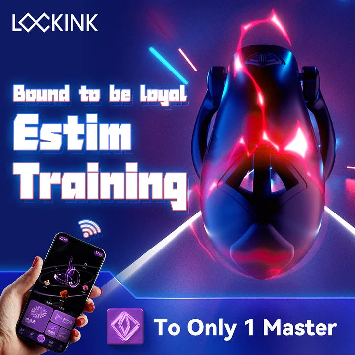 LOCKINK Z-Kink E-stim Chastity Cage App Controlled-2