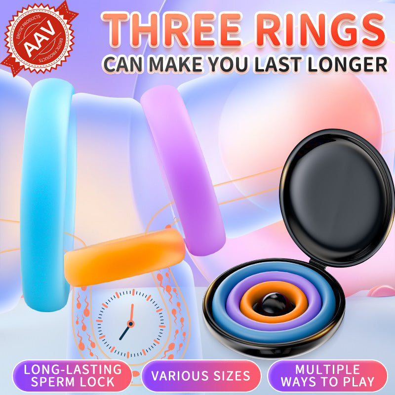 Lollipops Silicone Penis Rings Set 3 Piece-1