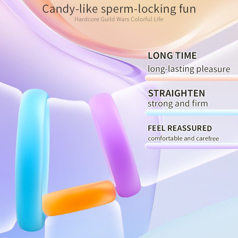 Lollipops Silicone Penis Rings Set 3 Piece-2