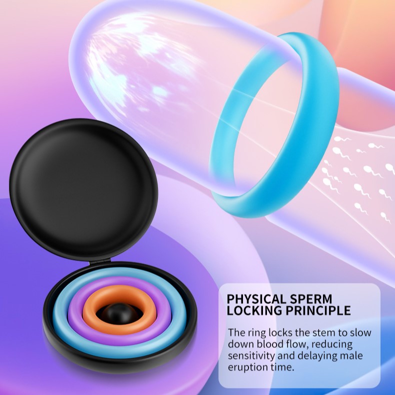 Lollipops Silicone Penis Rings Set 3 Piece-4