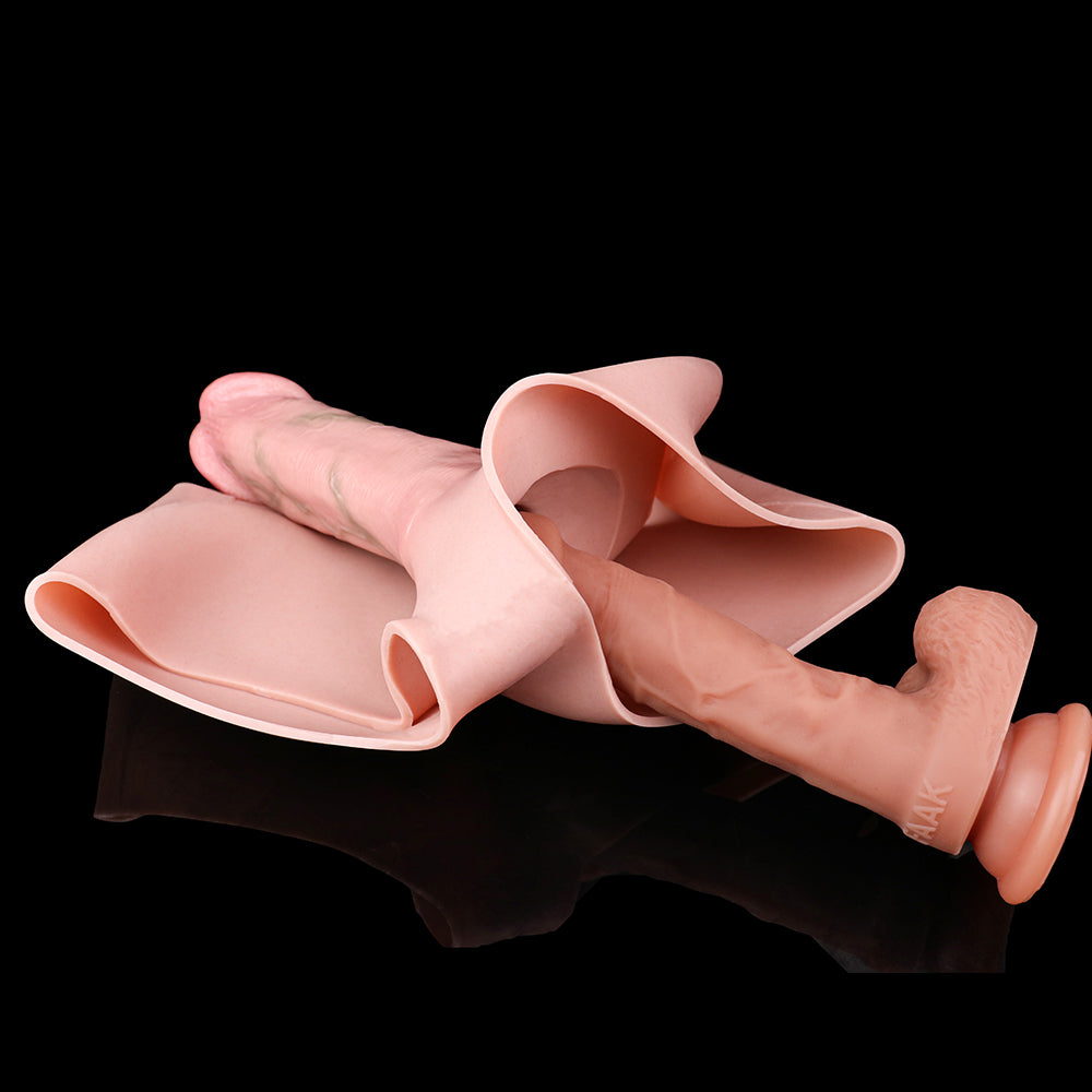 Mark Realistic Hollow Dildo Strap-On Panties 7.5-inch-4