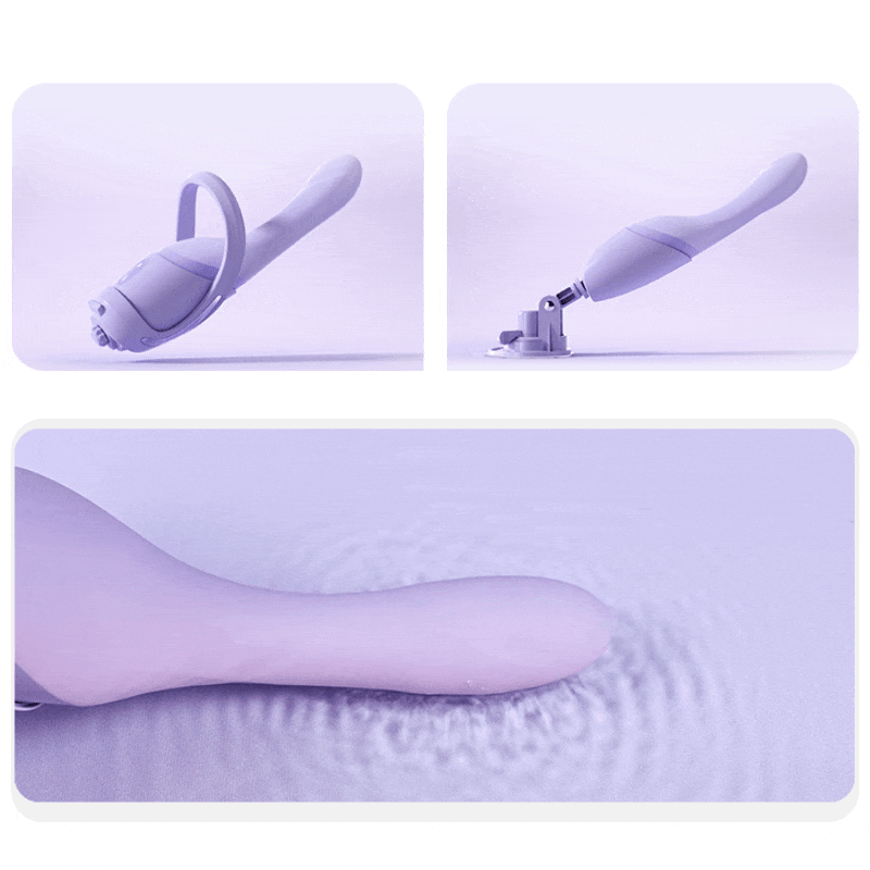 Mesanel  Super Thrusting & Heating Sex Machine with Suction Base-4
