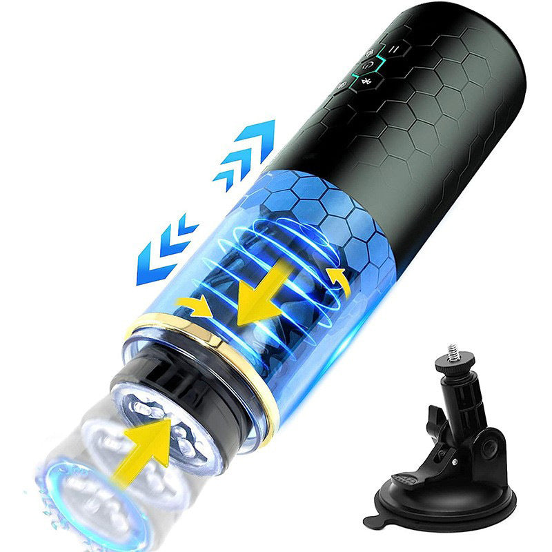 OMYSKY SwardsMan Thrusting & Roataing Male Masturbator Bluetooth-1