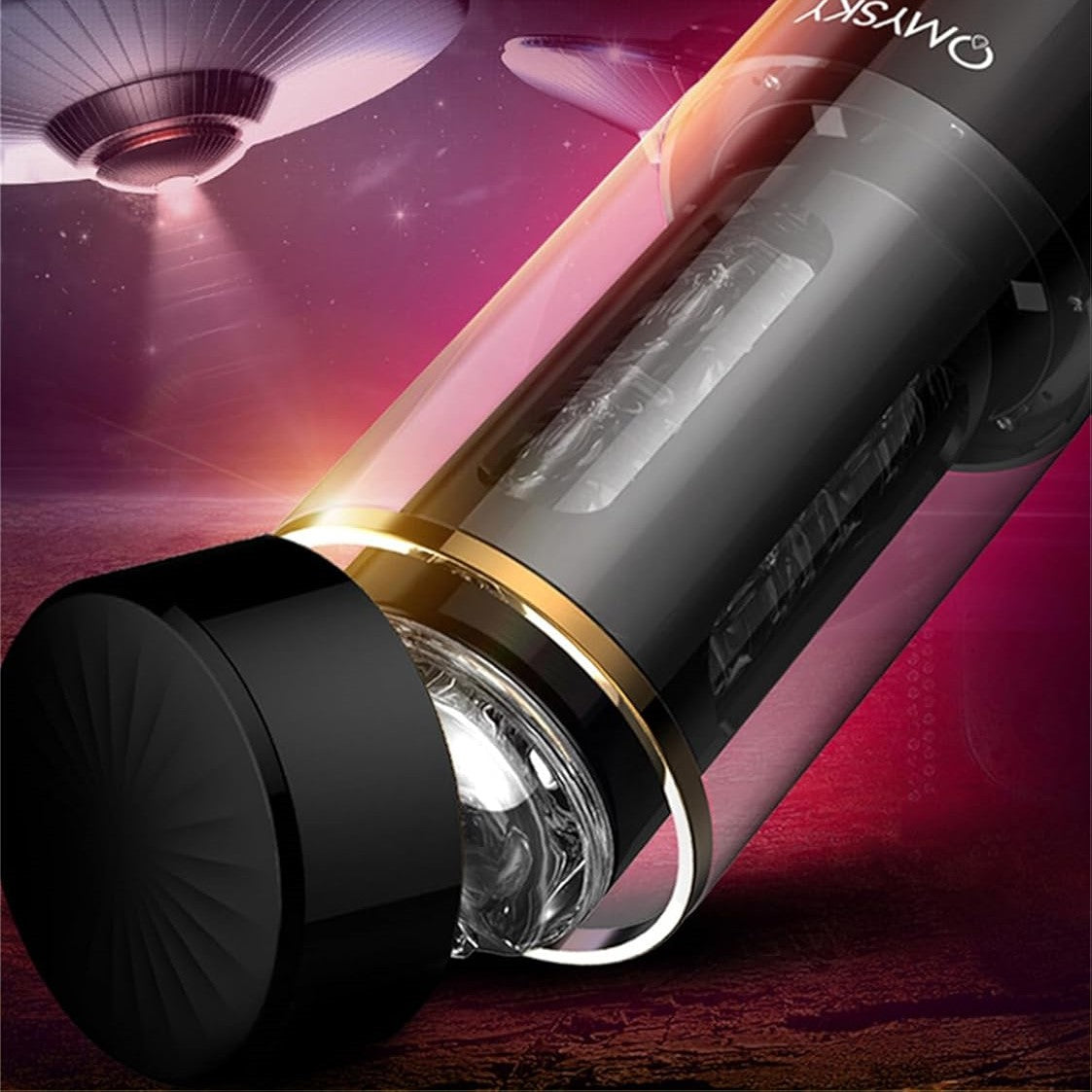 OMYSKY Wolf Thrusting & Rotaing Male Masturbator Bluetooth-2