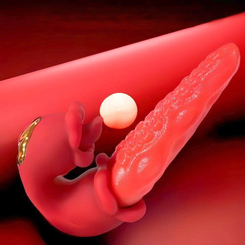 Oronova OpalSway Licking & Rotating G-Spot Rose Vibrator-1