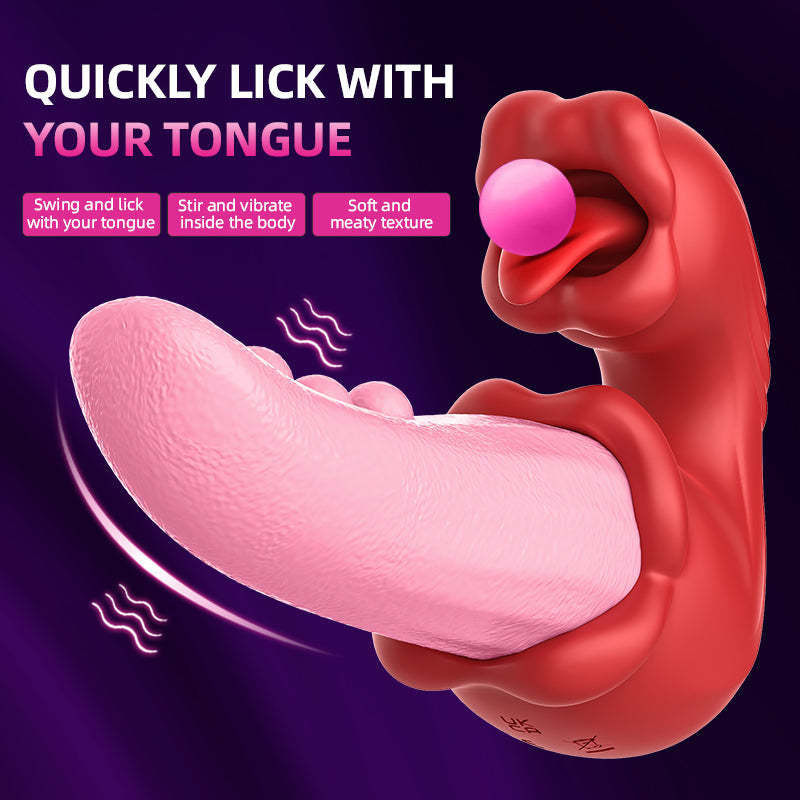 Oronova OpalSway 5.0 Licking & Swinging G-Spot Rose Vibrator-1