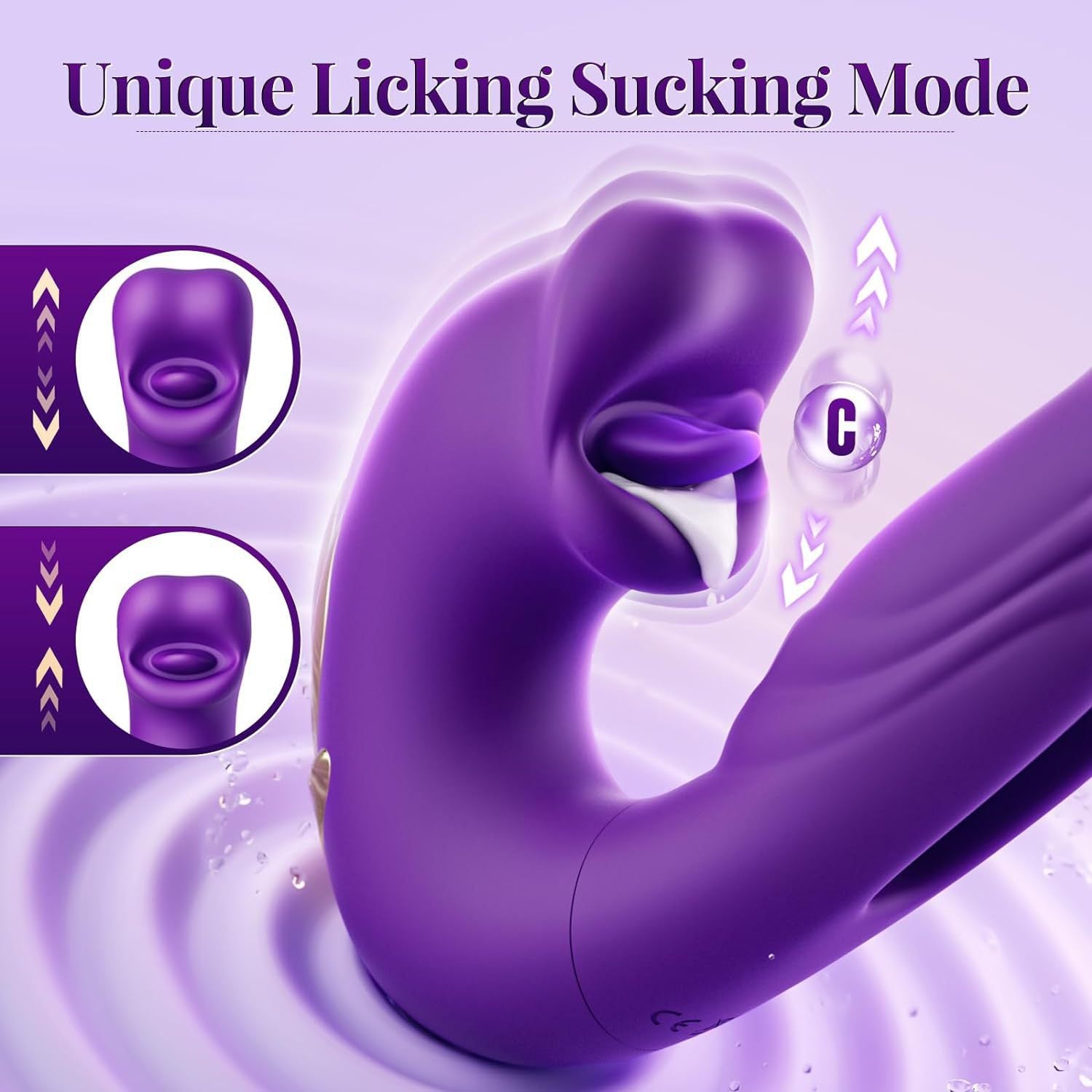 Oronova XDragon Clit Licking & G-Spot Slapping Vibrator-4