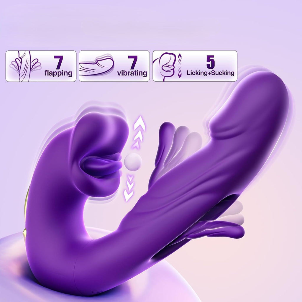 Oronova XDragon Clit Licking & G-Spot Slapping Vibrator-2