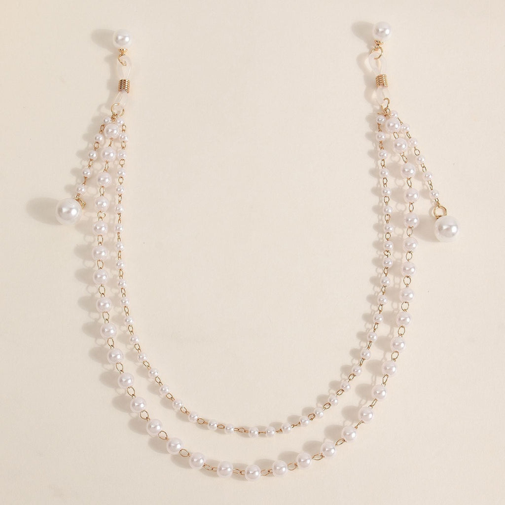 Pearl Tassel Nipple Clamps with Chain-2