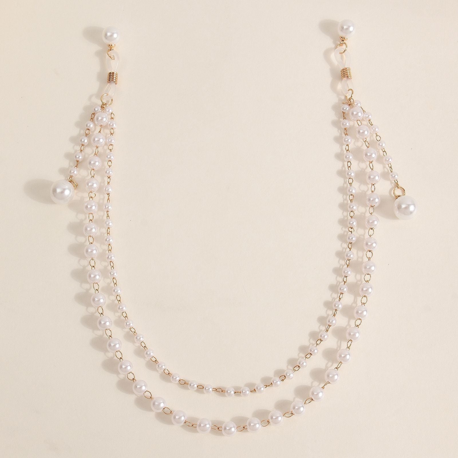 Pearl Tassel Nipple Clamps with Chain-2
