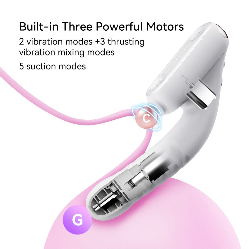 QINGNAN #7 Clit Sucking & G-Spot Thrusting Vibrator-1