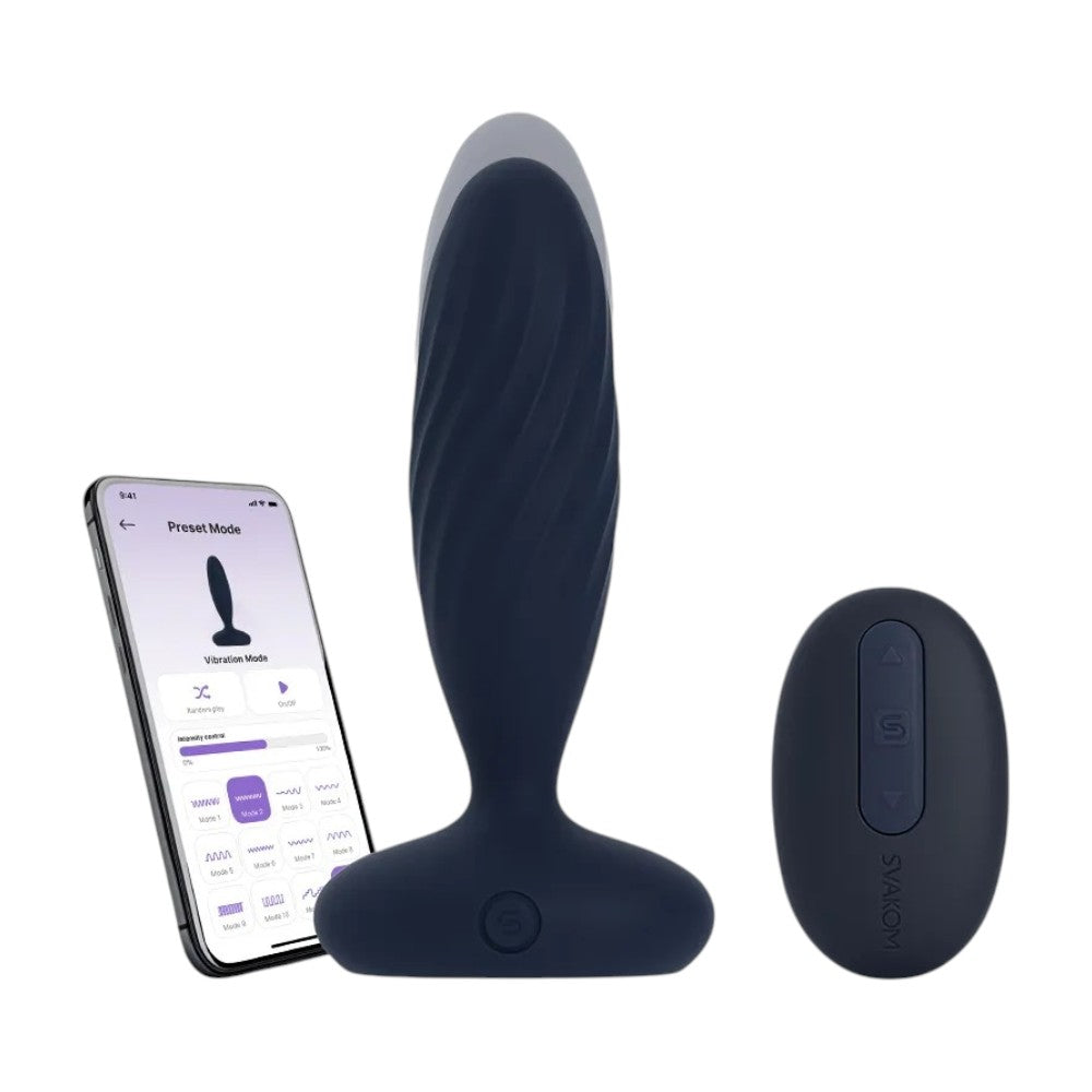 SAVKOM Jordan Thrusting & Vibrating Butt Plug App & Remote Controlled-0