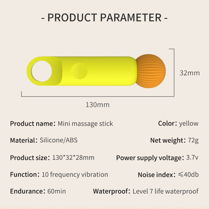 SIIHO Lollipop G-Spot Mini Wand Vibrator-4