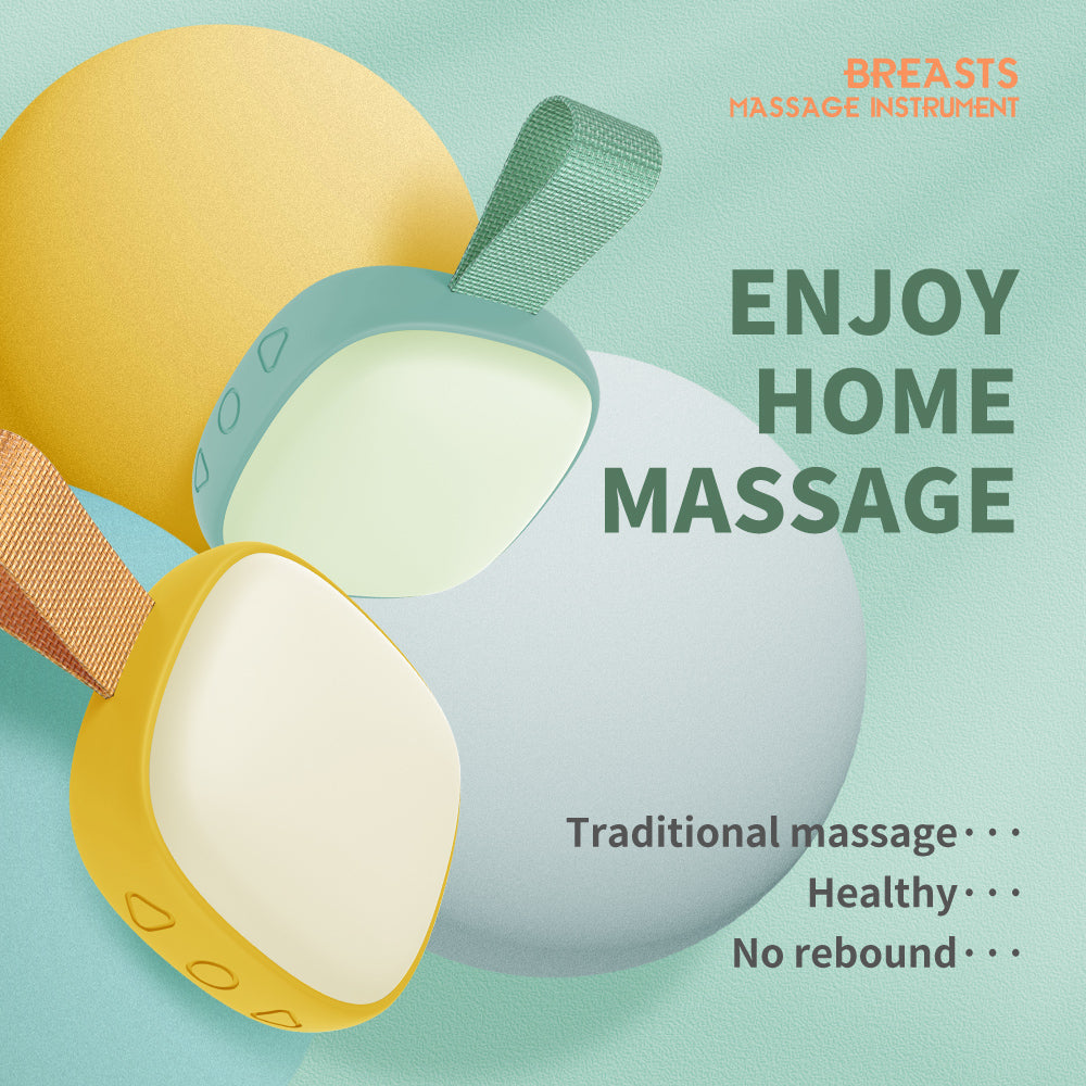SIIHO Mini Heating & Vibrating Breast Massager-4