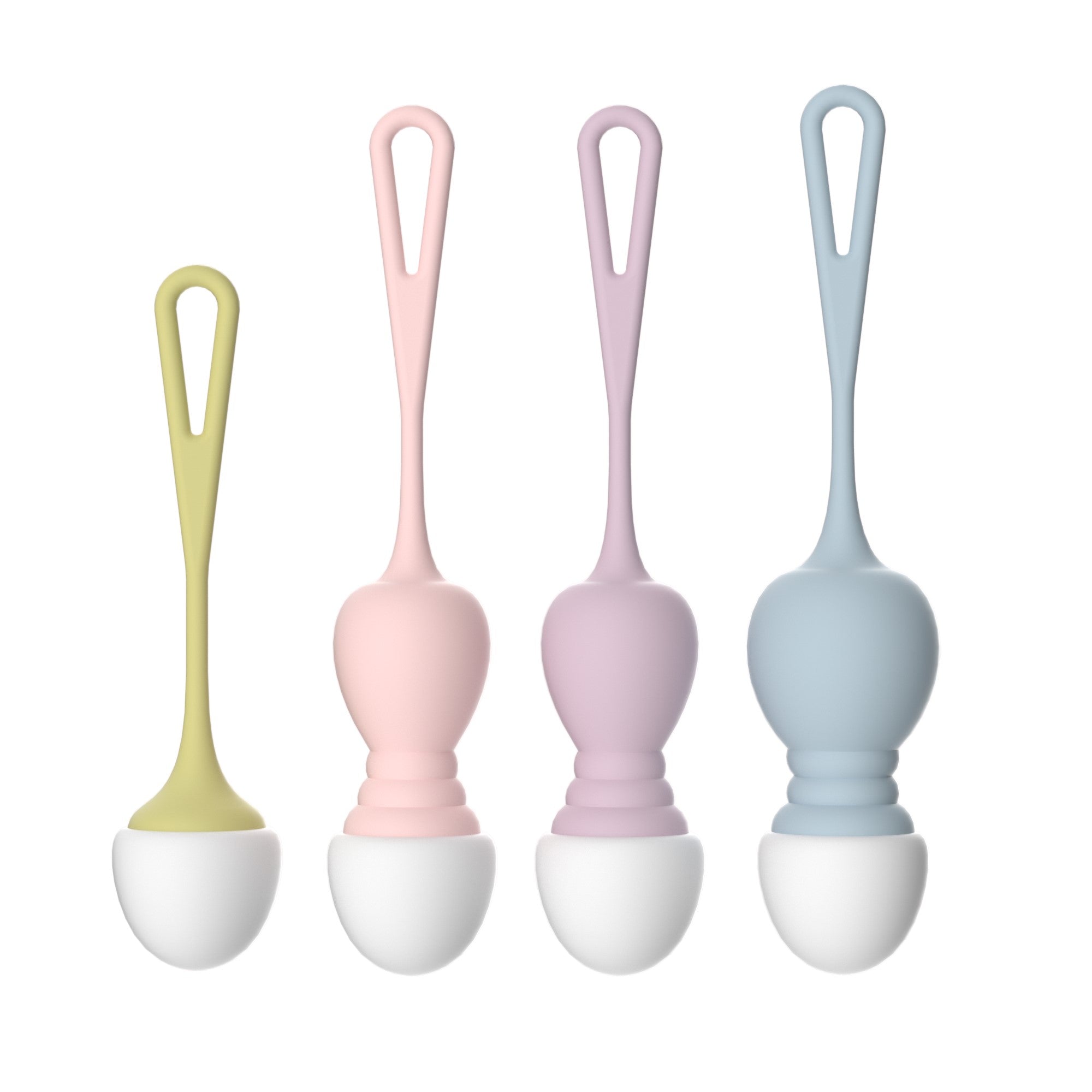 SIIHO Wearable Vibrating Kegel Balls 4 Piece Set Remote Controlled-0