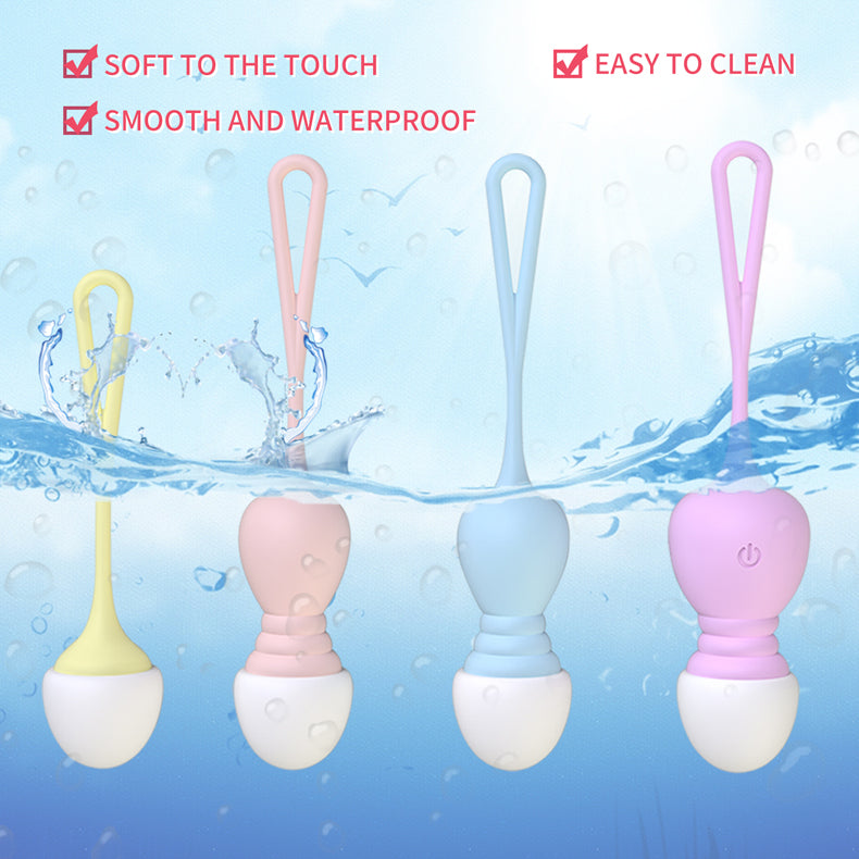 SIIHO Wearable Vibrating Kegel Balls 4 Piece Set Remote Controlled-4