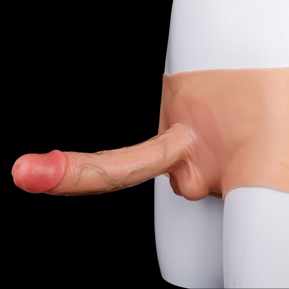 Silicone Realistic Penis Panties 9-inch-1
