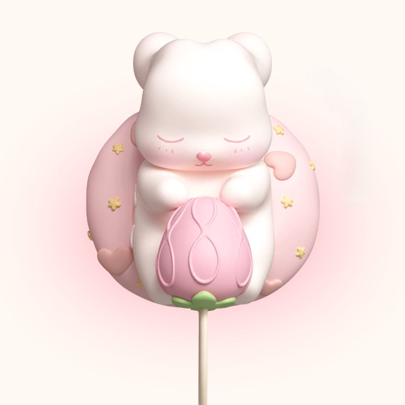 let'sspring Strawberry Bunny Clit Sucking & G-Spot Heating Vibrator-4
