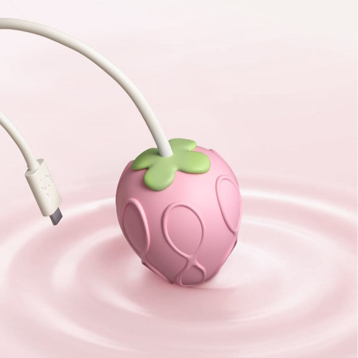 let'sspring Strawberry Bunny Clit Sucking & G-Spot Heating Vibrator-2