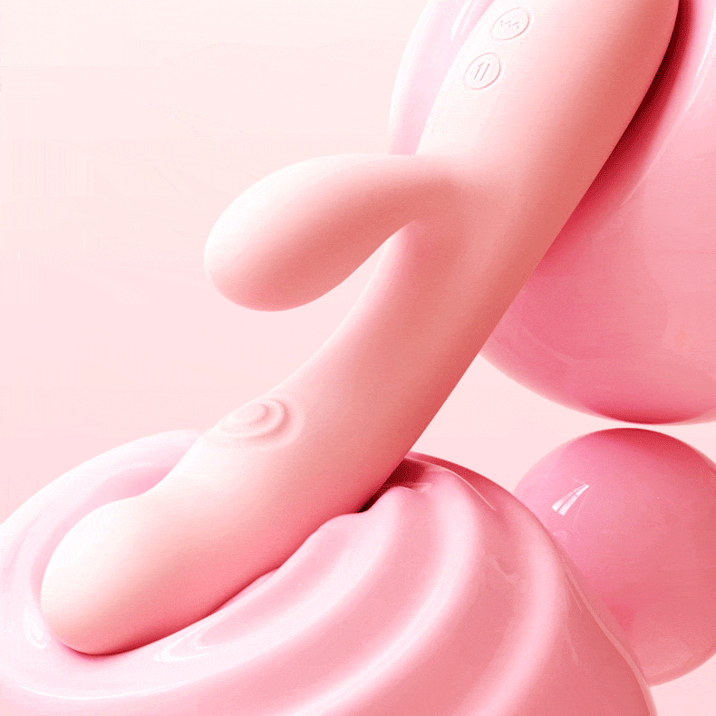 SVAKOM Pink G-Spot Slapping & Heating Rabbit Vibrator-2