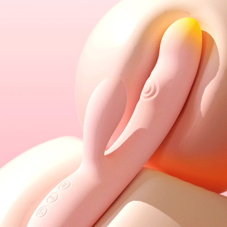 SVAKOM Pink G-Spot Slapping & Heating Rabbit Vibrator-1