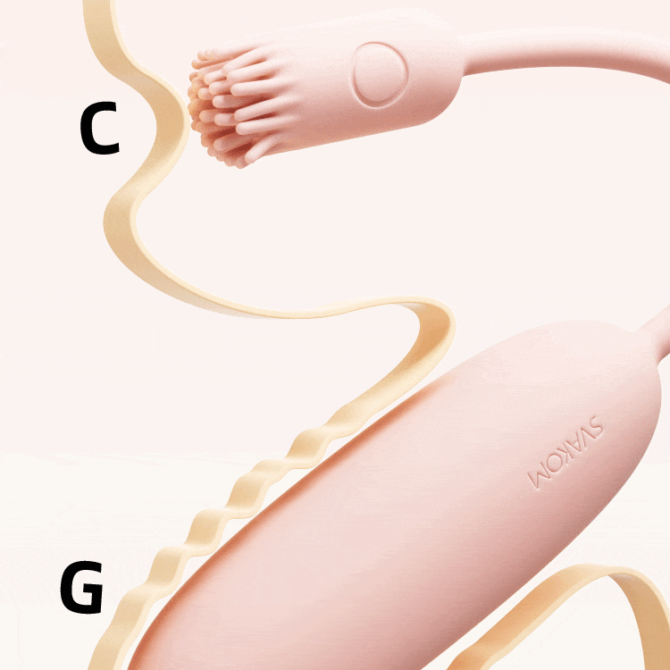 SVAKOM Plume Brush Tail Wearable Egg Vibrator App Controlled-2